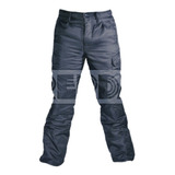 Pantalón Táctico Térmica Satinada Azul T:50-54