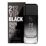 Perfume Masculino 212 Vip Black Carolina Herrera Eau De Parfum 200ml