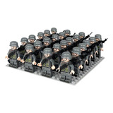 24 Piece Children Toy Soldier Set Building Block Splicing