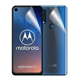 Protector Hidrogel Frente Dorso Para Motorola Linea Moto One