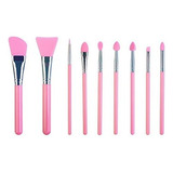 Set De Pinceles De Maquillaje De Silicona Lormay De 9 Pi