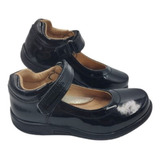 Zapato Escolar Niña Bambino A4228-c3 Confort Velcro Casual (