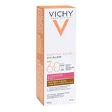 Vichy Capital Soleil Uv-glow Fps60 40g Pele Media A Negra