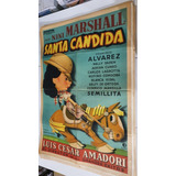 Antiguo Afiche De Cine Original Santa Candida Sb