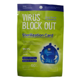 Tarjeta Esterilización De Aire Antibacteria Virus Block Out