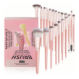 Set De 20 Brochas De Maquillaje Maange Tsx-mag5748hk+zh Rosa