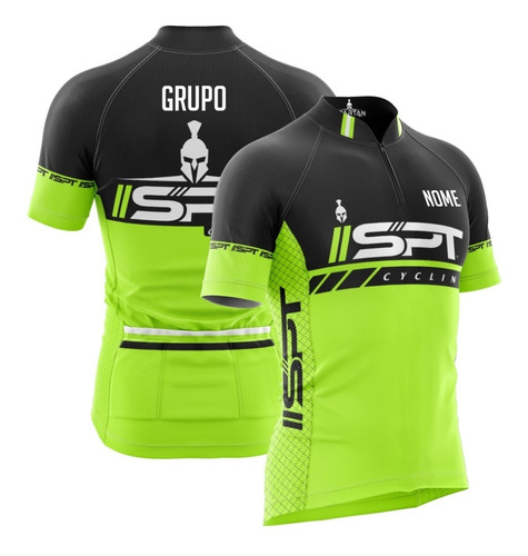 Camisa Camiseta De Ciclismo Personalizada M/c - Nome - Grupo