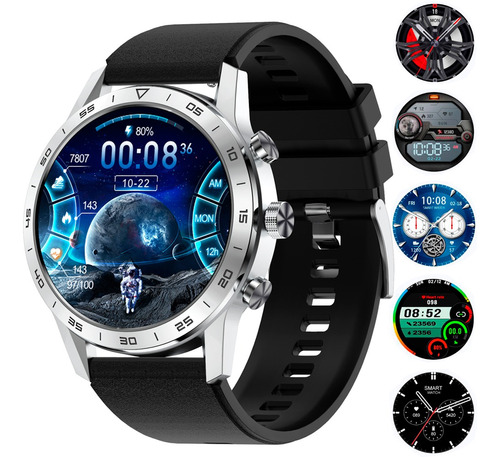 Smartwatch Masculino Wearpro Militar Prata