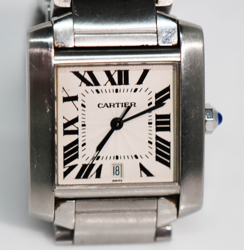 Reloj Cartier Tank  Francaise Acero Ref. 2302 Hombre