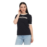 Camiseta Tommy Hilfiger Para Mujer Ww0ww41208