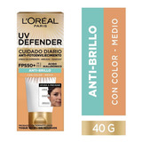 Uv Defender Cuidado Diario Anti-brillo - g a $1318