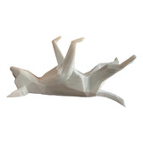 Soporte Para Anillo De Perro, Estatuilla De Perro, Blanco