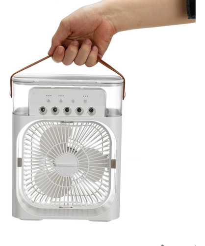 Ventilador Umidificador E Refrigerador De Ar Portátil Usb
