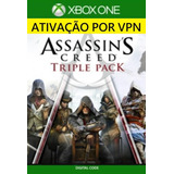 Assassin's Creed: Triple Pack Xbox One Código 25 Dígitos