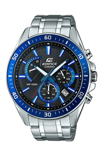 Edifice Efr 552d 1a2 Acero Plateado Original Cronometro