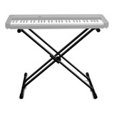 Soporte De Teclado Ajustable Doble X Plegable Piano Elã...