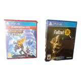 Playstation Ps4 Duo Pack Ratchet & Clank + Fallout 76 Físico