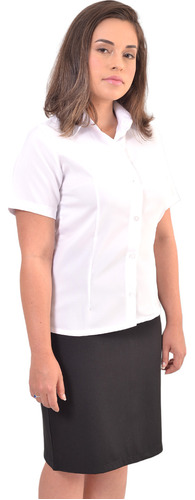 Blusa Camisa Social Feminina Uniforme Profissional Sublimar