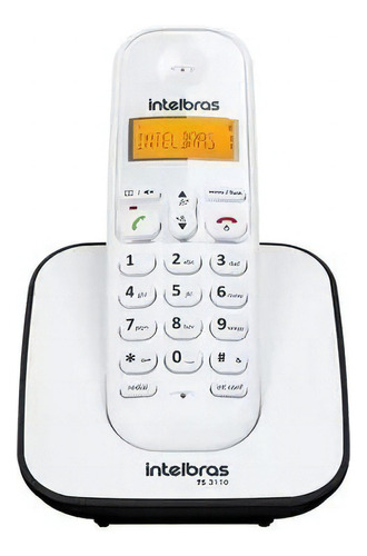 Telefone Sem Fio Luminoso Intelbras  Ts3110 Branco