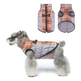 Beautyzoo Abrigo De Invierno Para Perro A Cuadros, Chaqueta 