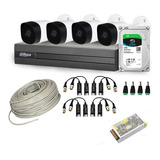 Cctv Kit Pro Dahua Dvr 8ch + 4 Cam 720p + Disco1tb Tienda9cl