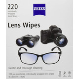 220 Toallas Humeda Zeiss Paño Microfibra Limpia Lente Pantal