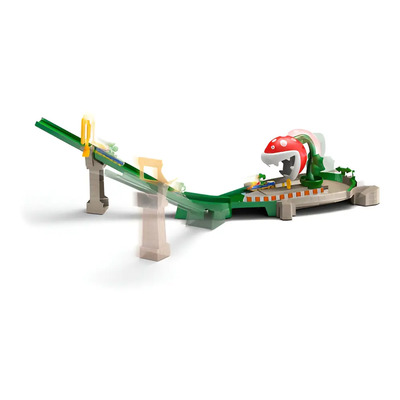 Hot Wheels, Mario Kart, Pista De Juguete, Planta Piraña, Edad 5 Años En Adelante, Juguetes Para Niños, Mattel Multicolor
