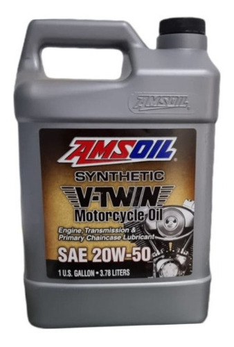 Aceite Sintético Para Motos 20w-50 V-twin 3.78 Litros