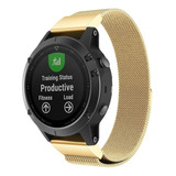 For Correa De Reloj De Metal Garmin Fenix 5s