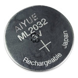 Bateria Boton Ml2032 Recargable Para Teclado Logitech K750