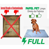 Jornal Pet P/ Cães 400 Uni Papel Limpo Descartável + Brinde