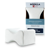 Almohada Ortopédica Para Piernas Y Rodillas Atlas Basics Color Blanco