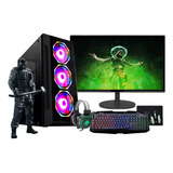 Cpu Gamer I5 3470 16gb + Ssd 480gb Gt 730 4gb + 19 Pol Wifi