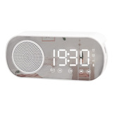 Despertador Digital Led Con Radio Fm Y Altavoz Bluetooth,
