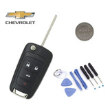 Carcasa Llave Control Autos Chevrolet 4 Botones Cruze Sonic