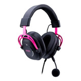 Headset Gamer Dazz Ft3 Ultralight Usb / P3 Preto E Rosa S/j