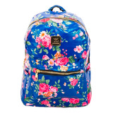 Mochila Chiquita Pequeña Mini Urbana Diseño Flores