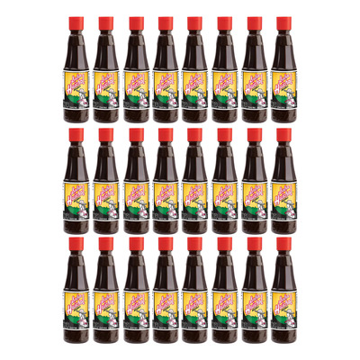 24 Pack Salsa Huichol Negra Marisquera Botonera 190ml