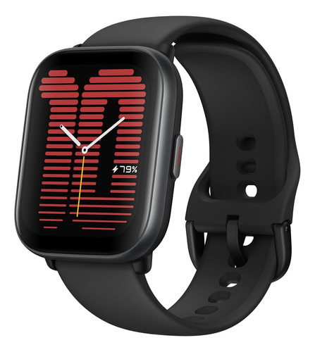 Amazfit Active Midnight Black Smart Watch 1.75  Hd Amoled
