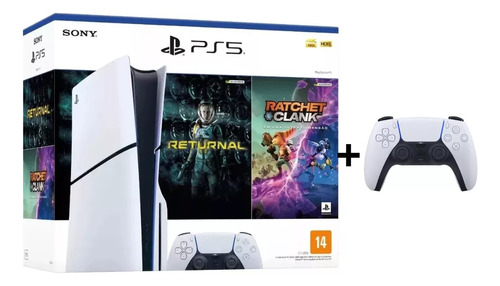 Console Playstation 5 Slim Fisico -2 Controles Ps5 Nacional Nota Fiscal 