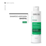 Shampoo Dercos Anticaspa Para Couro Sensível 200ml Vichy 