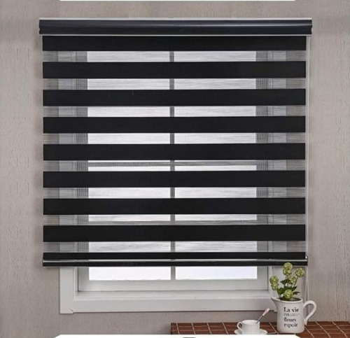 Cortinas Roller Duo Zebra  Dia Y Noche 60x200 Fácil Instalar