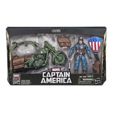 Capitan America Motocicleta Marvel Legends Detalles Empaque