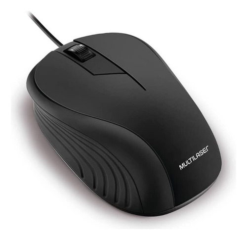 Mouse Com Fio Usb Emborrachado - Multilaser