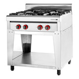 Anafe Industrial 4 Hornallas 82 Cm Sol Real 731 Acero Inox