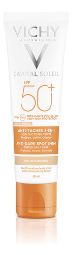 Protector Solar Vichy Anti Manchas 3 En 1 Pomo Fps50 X 50 ml