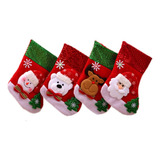 4pzs Botas De Navidad Para Colgar Para Decoración Navideña 