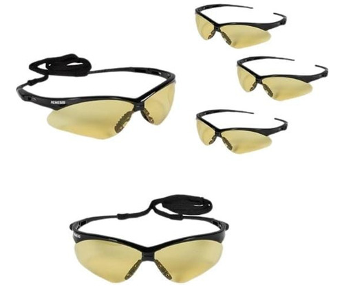 Lentes Nemesis Tácticos De Protección (paquete De 5 Piezas)