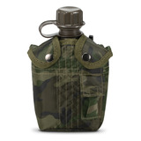 Botella Militar 1l Para Acampar Senderismo Supervivencia Con