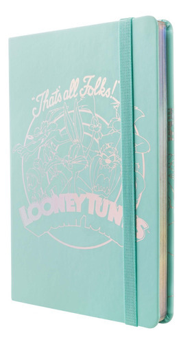 Cuaderno Mooving Notes Looney Tunes A5 T/dura 96hjs Rayadas